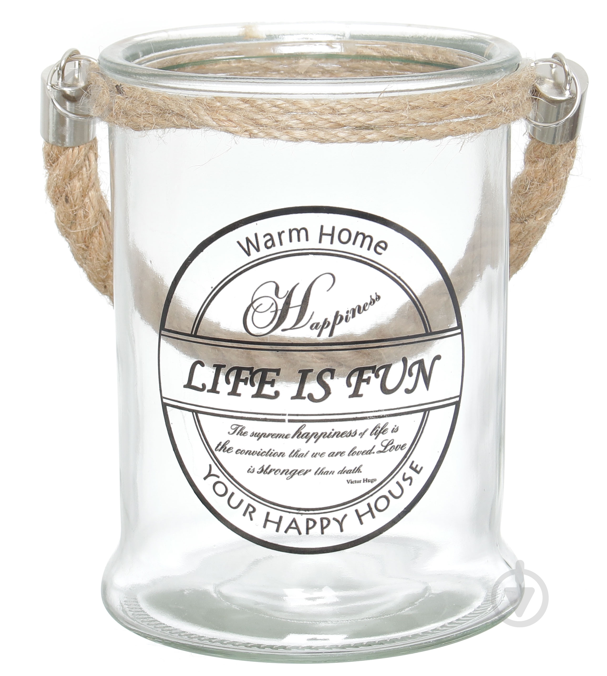 Свічник Life is fun 12,5х12,5х17 см - фото 1 Свічник Life is fun 12,5х12,5х17 см - фото 1