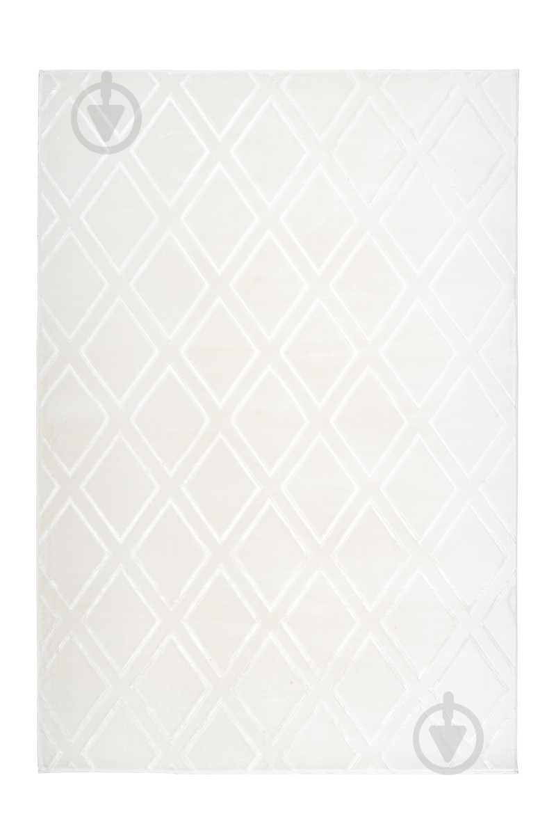 Ковер Kayoom Monroe 300 romb White 80х150 - фото 1