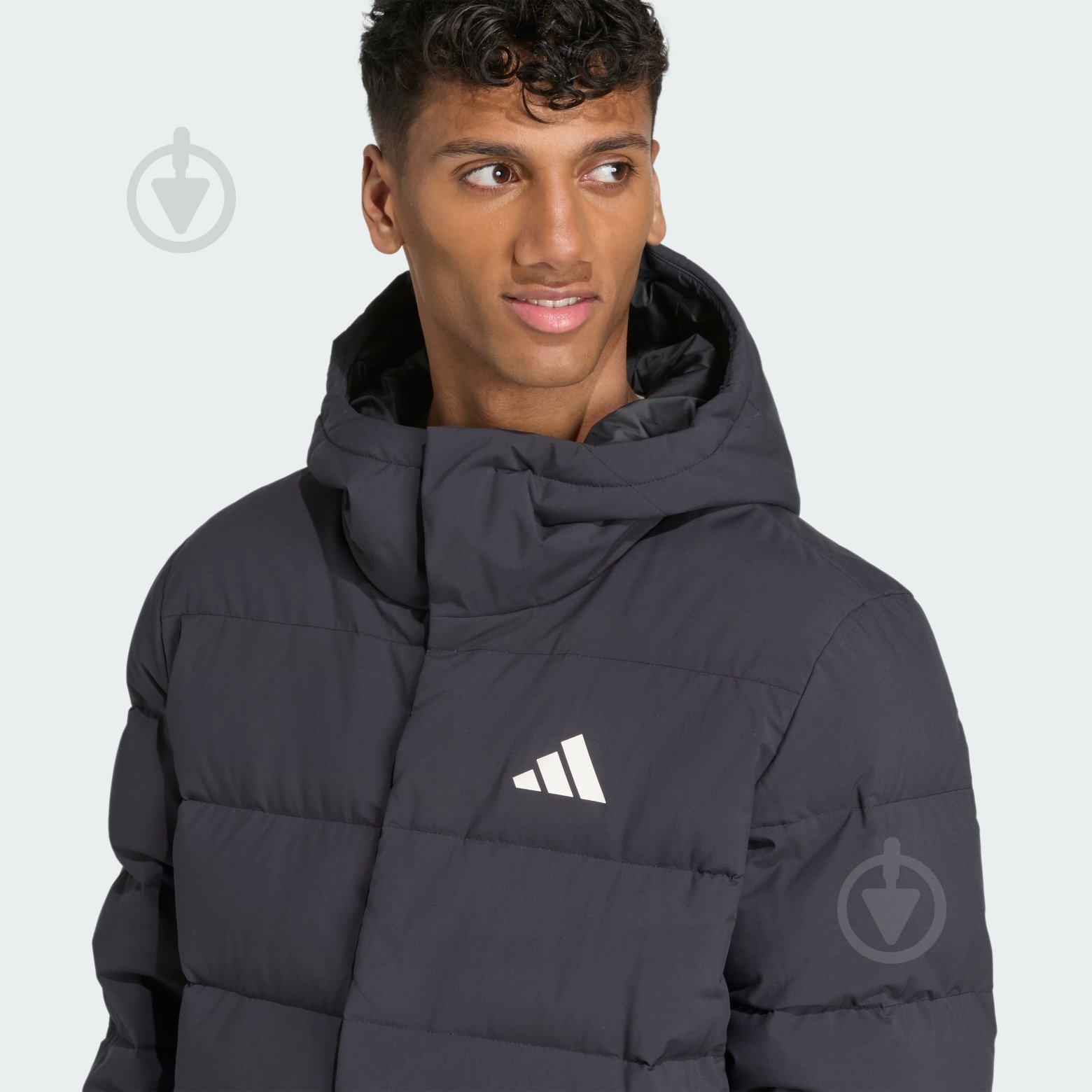 Пуховик мужской зимний Adidas HELIONIC HD JKT JN2099 р.XL черный - фото 4 Пуховик мужской зимний Adidas HELIONIC HD JKT JN2099 р.XL черный - фото 4