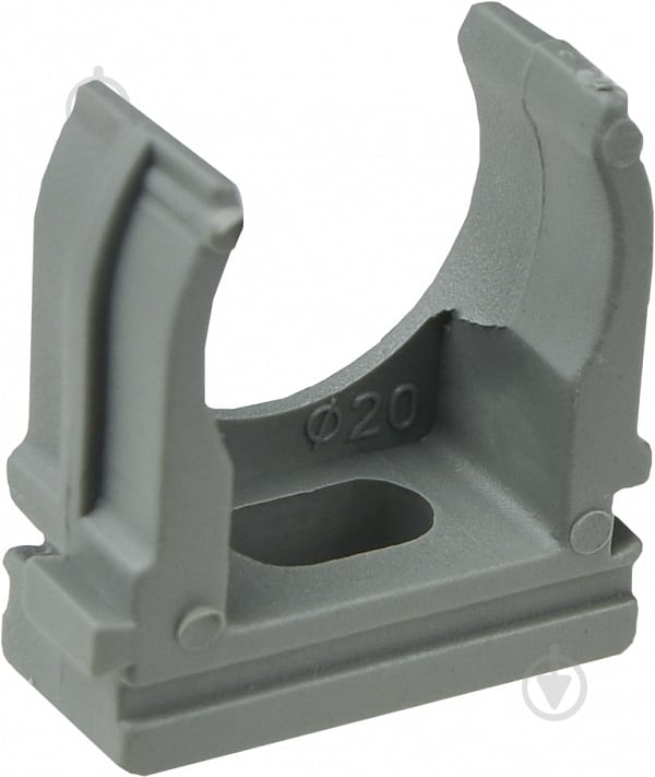 Клипса Аско-Укрем 20 мм серый - фото 1