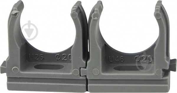 Клипса Аско-Укрем 20 мм серый - фото 2