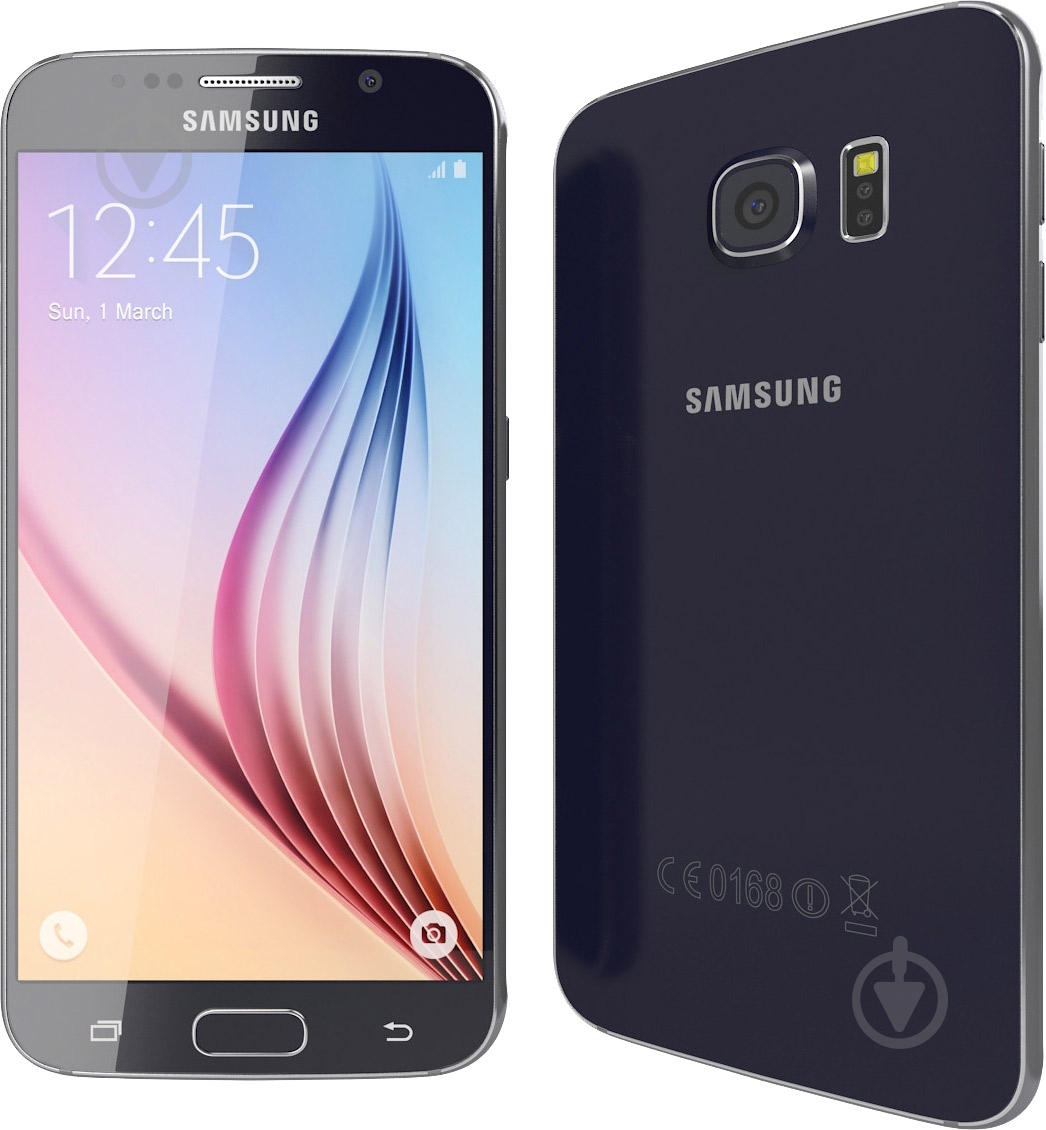 Смартфон Samsung Galaxy S6 3/32GB black (SM-G920FZKUSEK) - фото 2