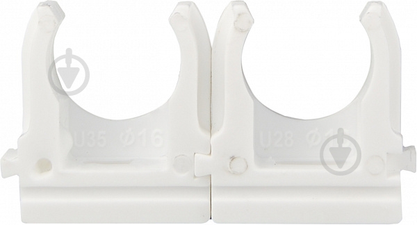 Клипса Аско-Укрем 16 мм белый - фото 2