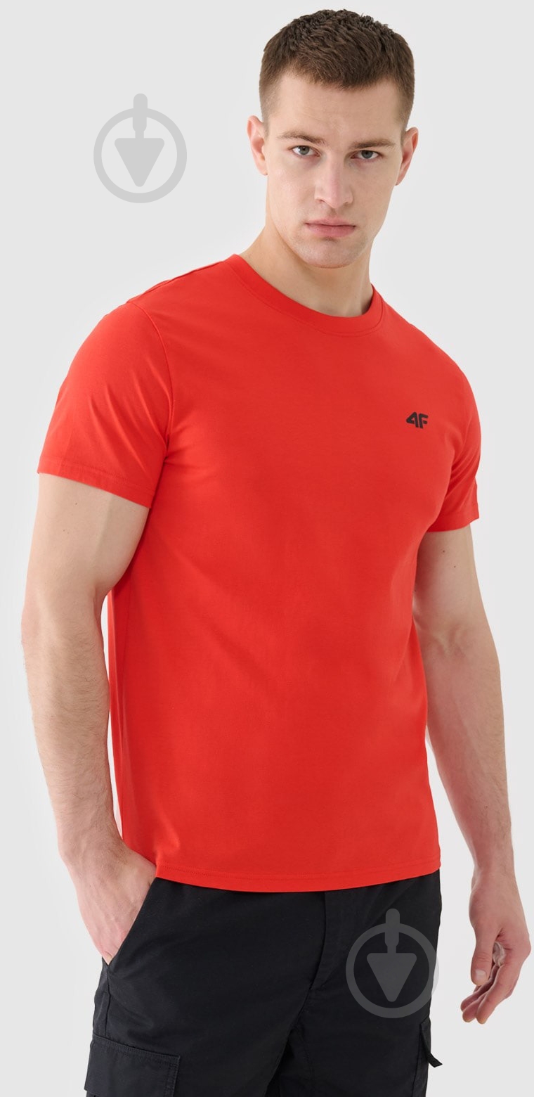 Футболка 4F 4FWMM00TTSHM2256-62S р.L красный - фото 5