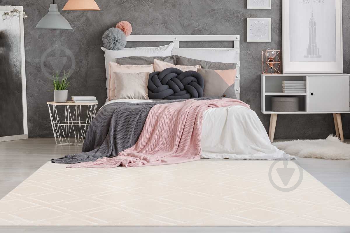 Килим Kayoom Monroe 300 romb Cream 160х230 - фото 2 Килим Kayoom Monroe 300 romb Cream 160х230 - фото 2
