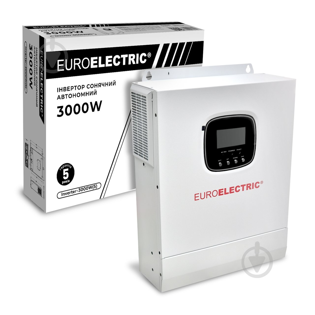 Инвертор Euroelectric 3 кВт 24В 1Ф Inverter-3000W(S) - фото 1