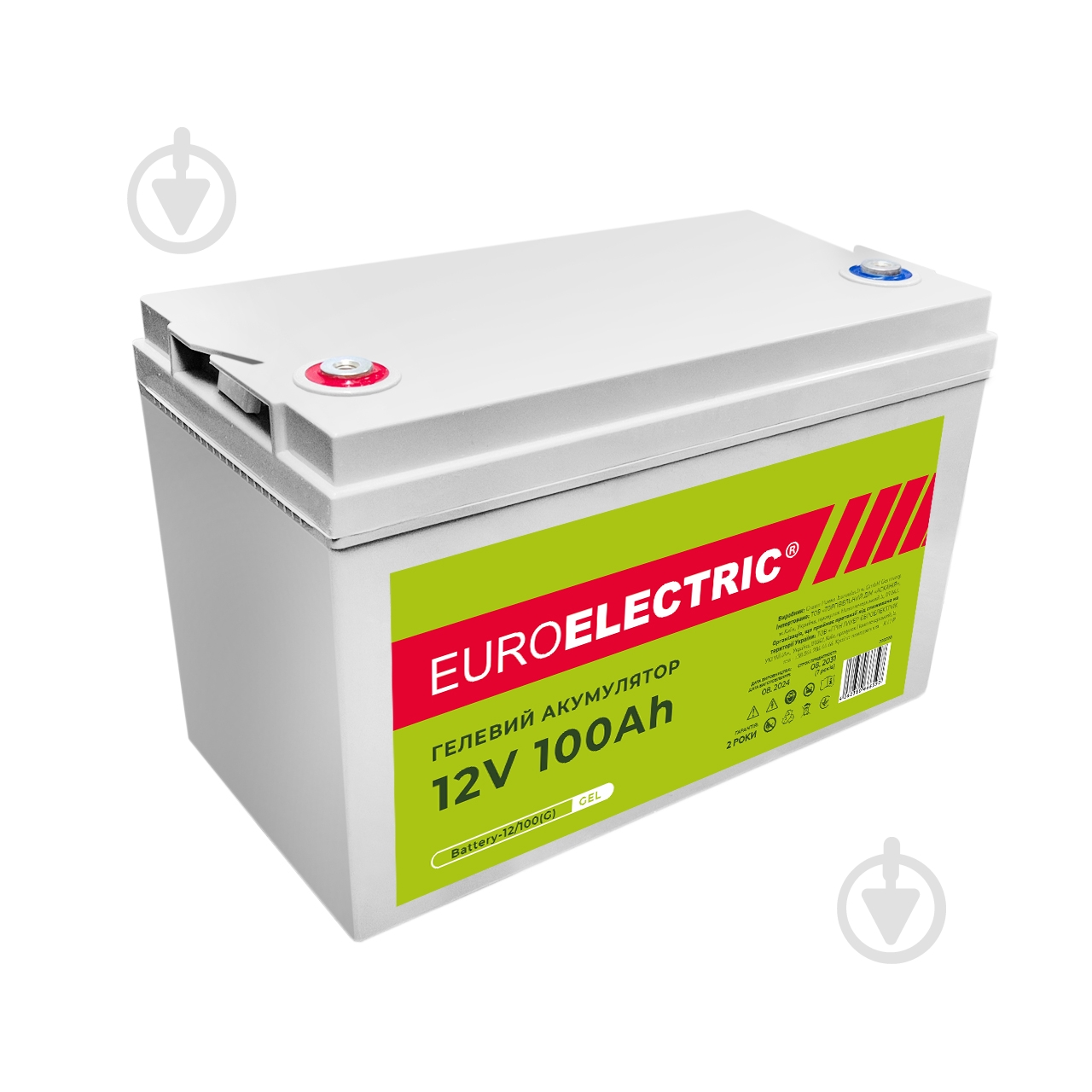 Батарея аккумуляторная Euroelectric Battery-12/100(G) GEL 12V 100Ah - фото 2
