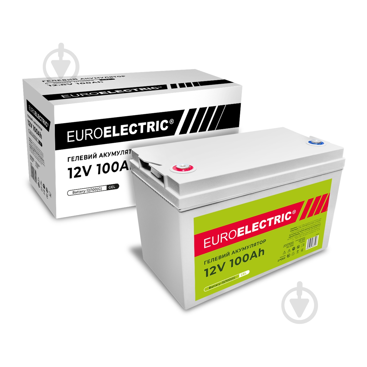Батарея аккумуляторная Euroelectric Battery-12/100(G) GEL 12V 100Ah - фото 1