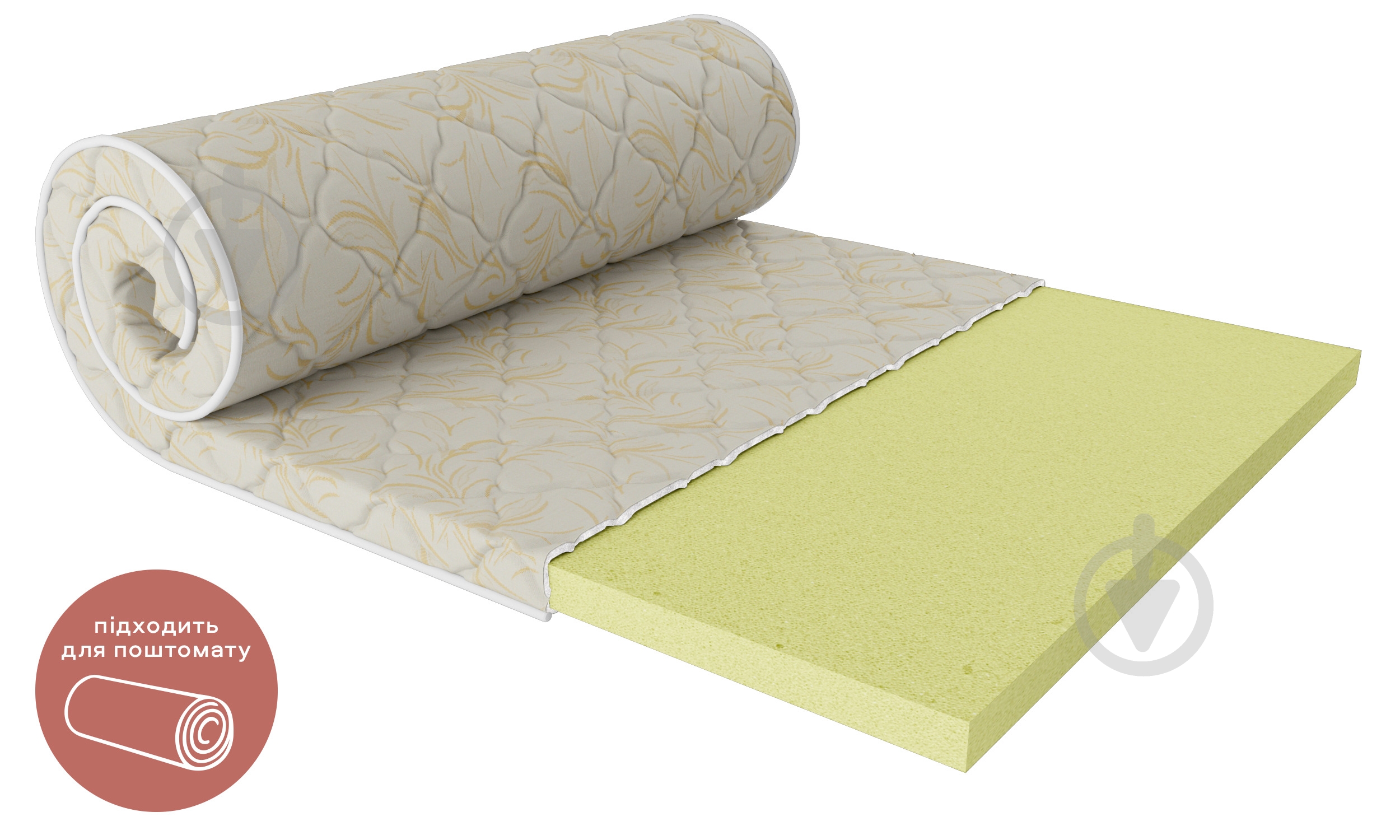 Міні-матрац скручений Simple Plus UP! (Underprice) 70x190 см - фото 2 Міні-матрац скручений Simple Plus UP! (Underprice) 70x190 см - фото 2