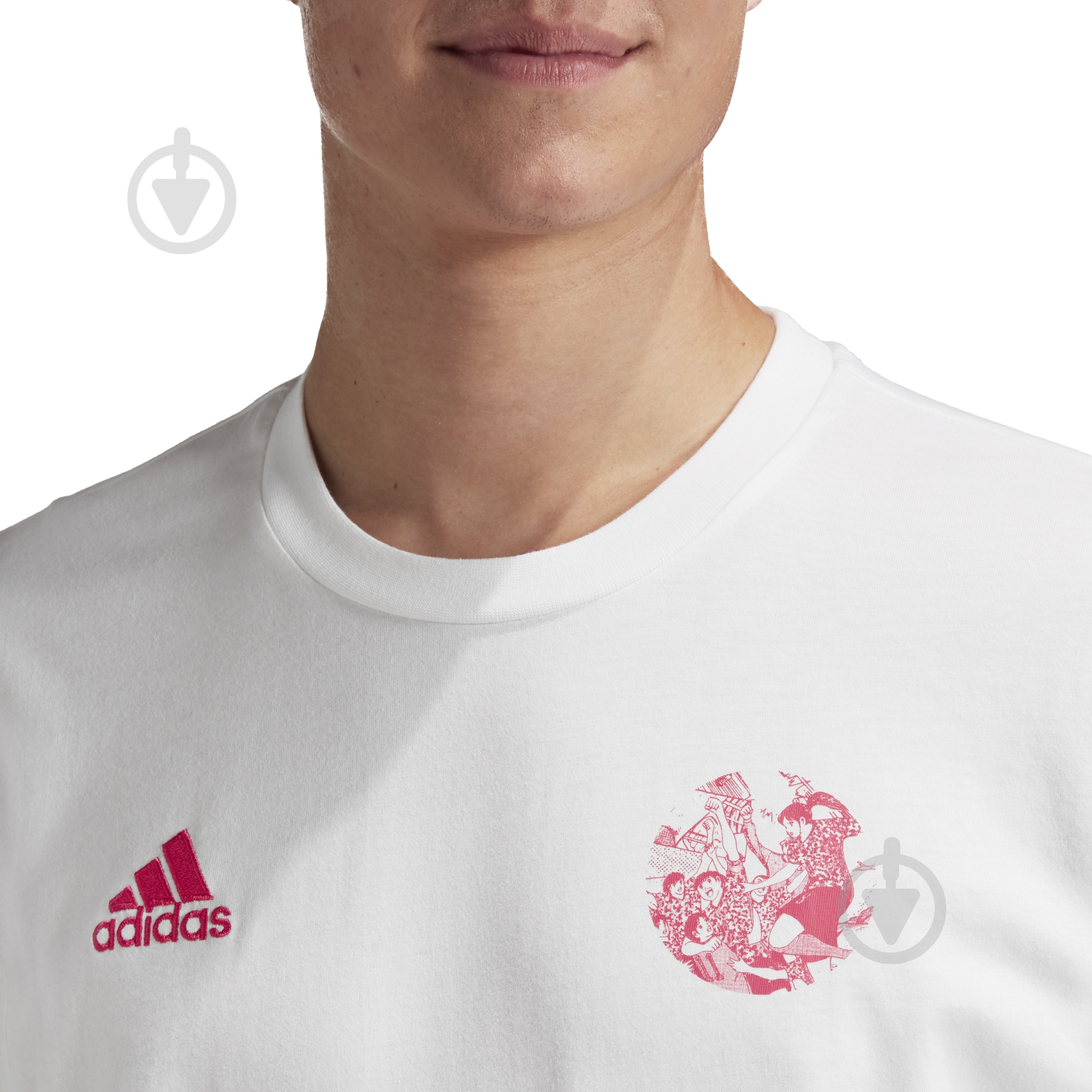 Футболка Adidas CAPTSUBA TEE GK3443 р.S белый - фото 5
