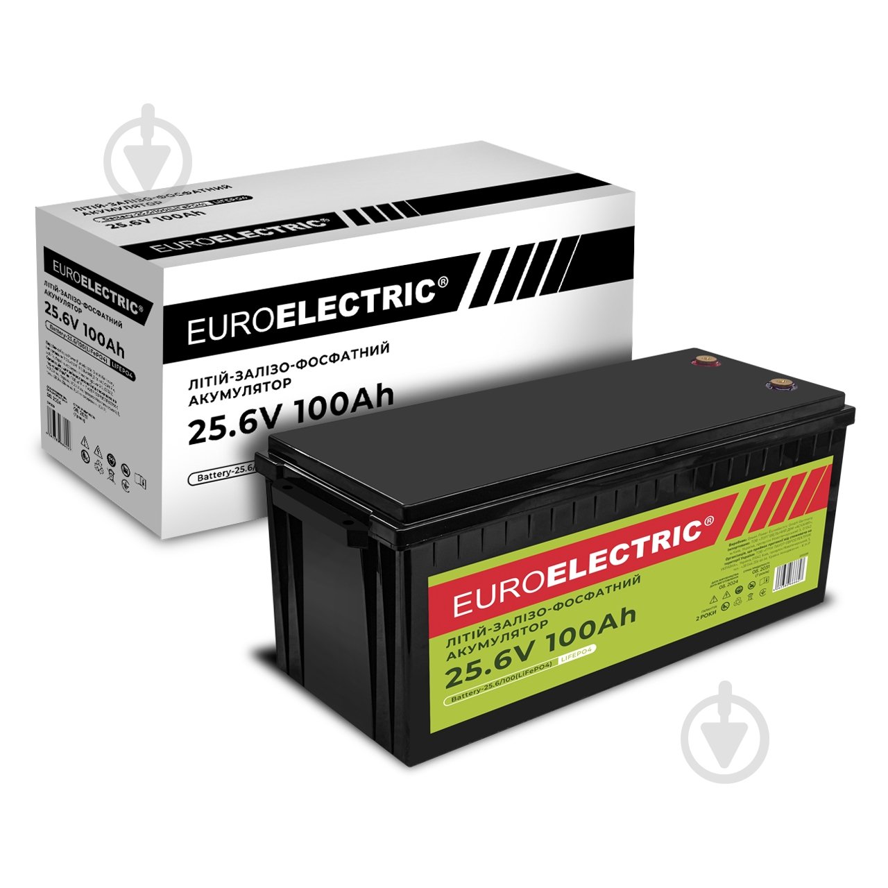 Батарея аккумуляторная Euroelectric Battery-25.6/100 (LiFePO4) - фото 1 Батарея аккумуляторная Euroelectric Battery-25.6/100 (LiFePO4) - фото 1
