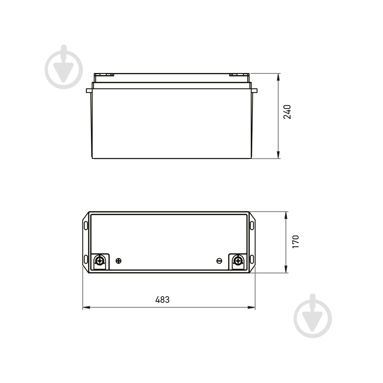 Батарея аккумуляторная Euroelectric Battery-25.6/100 (LiFePO4) - фото 3 Батарея аккумуляторная Euroelectric Battery-25.6/100 (LiFePO4) - фото 3