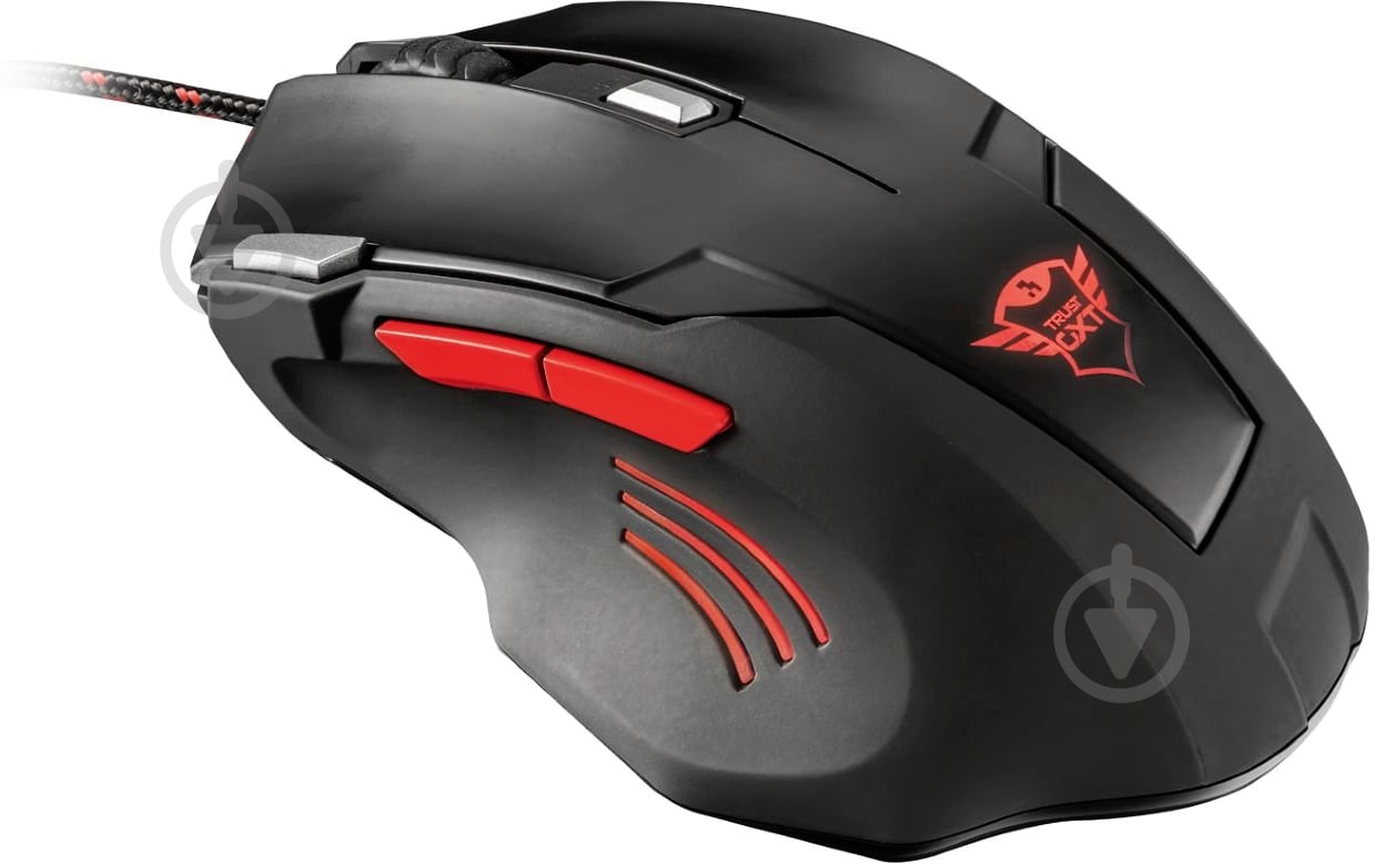 Мышь Trust GXT 111 Gaming Mouse (21090) black (21090) - фото 1 Мышь Trust GXT 111 Gaming Mouse (21090) black (21090) - фото 1