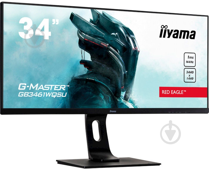 Монитор Iiyama G-Master Red Eagle 34" (GB3461WQSU-B1) - фото 2 Монитор Iiyama G-Master Red Eagle 34" (GB3461WQSU-B1) - фото 2