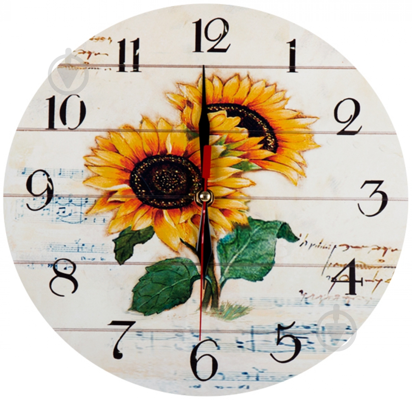 Часы настенные Подсолнух QY82088B - фото 1