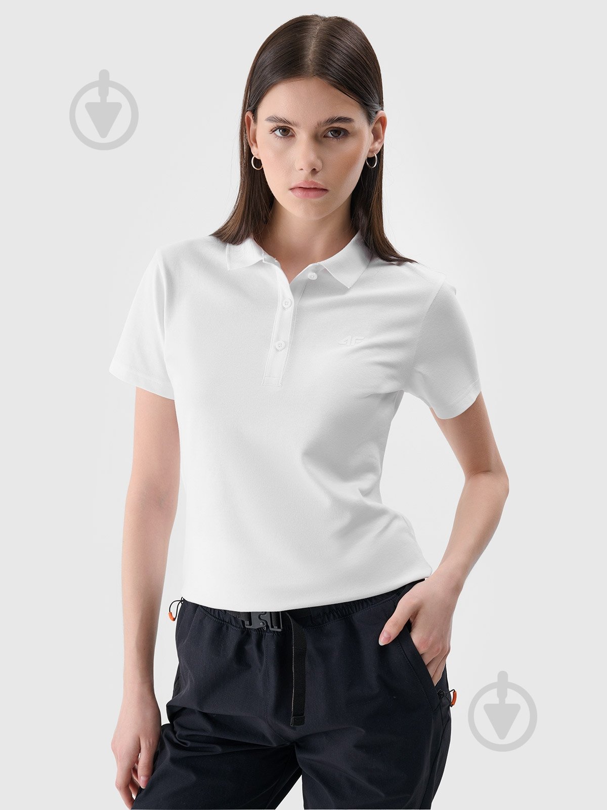 Поло 4F POLO SHIRT F365 р.S білий - фото 1