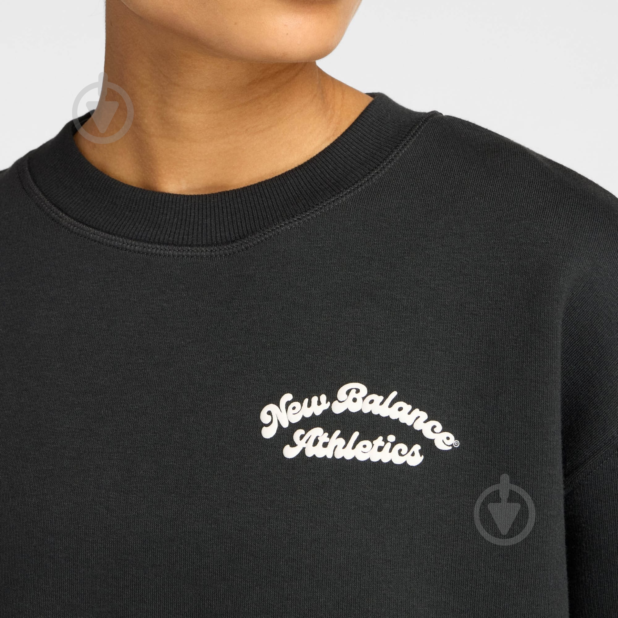 Світшот New Balance WT53516BK р.XL чорний - фото 4 Світшот New Balance WT53516BK р.XL чорний - фото 4