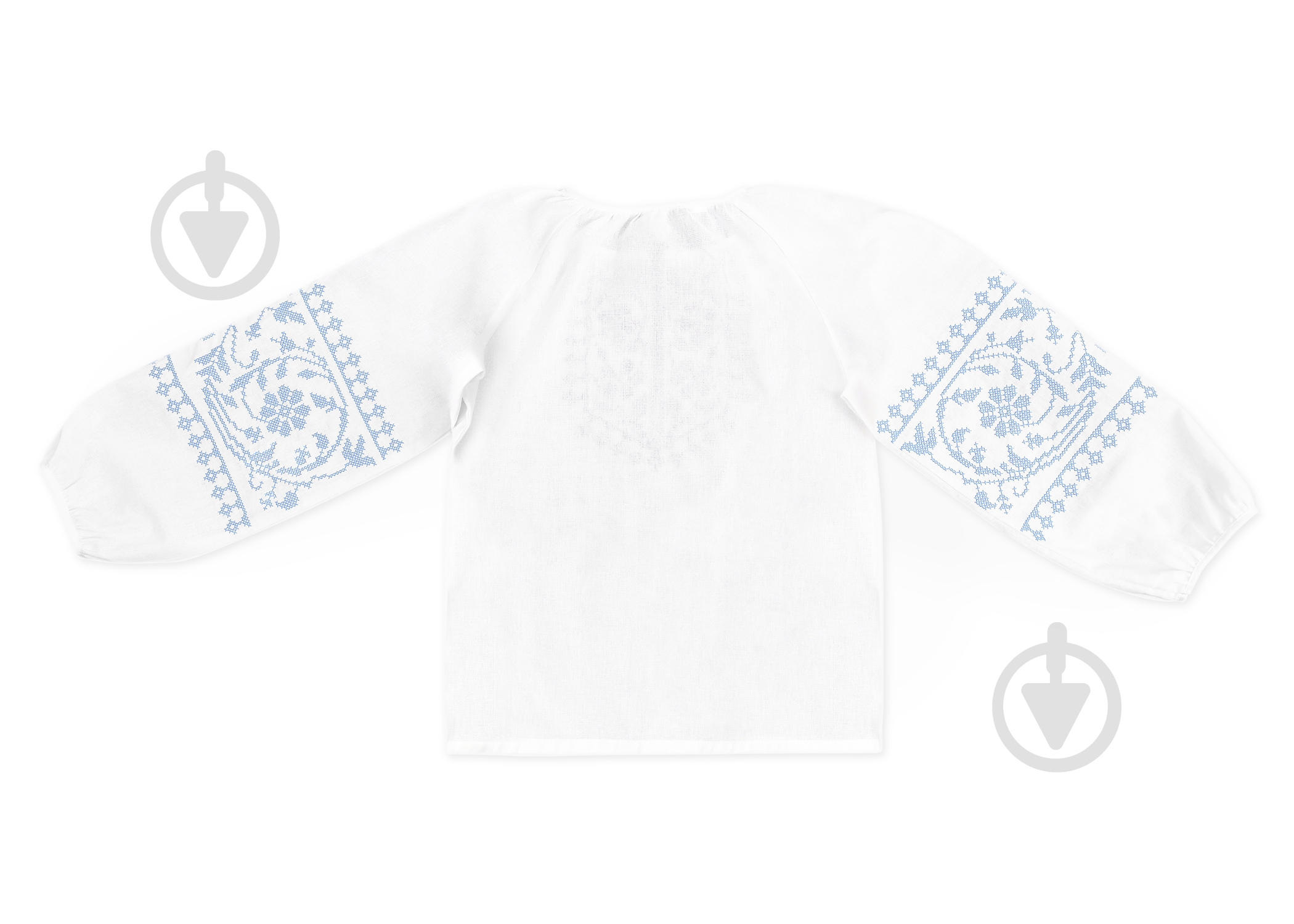 Вышиванка для девочек WP Merchandise р.128 белый с голубым FWPVNGBLEM23WT128 - фото 2 Вышиванка для девочек WP Merchandise р.128 белый с голубым FWPVNGBLEM23WT128 - фото 2