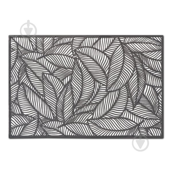 Коврик для сервировки Zeller Fern 45х30 см черный - фото 1