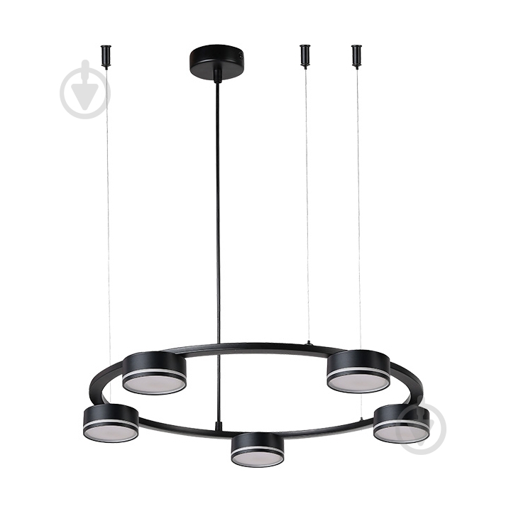 Люстра підвісна ARDERO 5x13 Вт GX53 чорний ML484-5 - фото 1