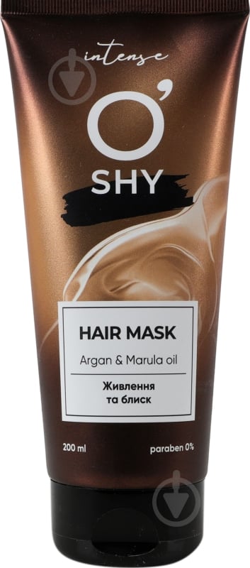 Маска для волос O'SHY для всех типов волос ARGAN&MARULA 200 мл - фото 1