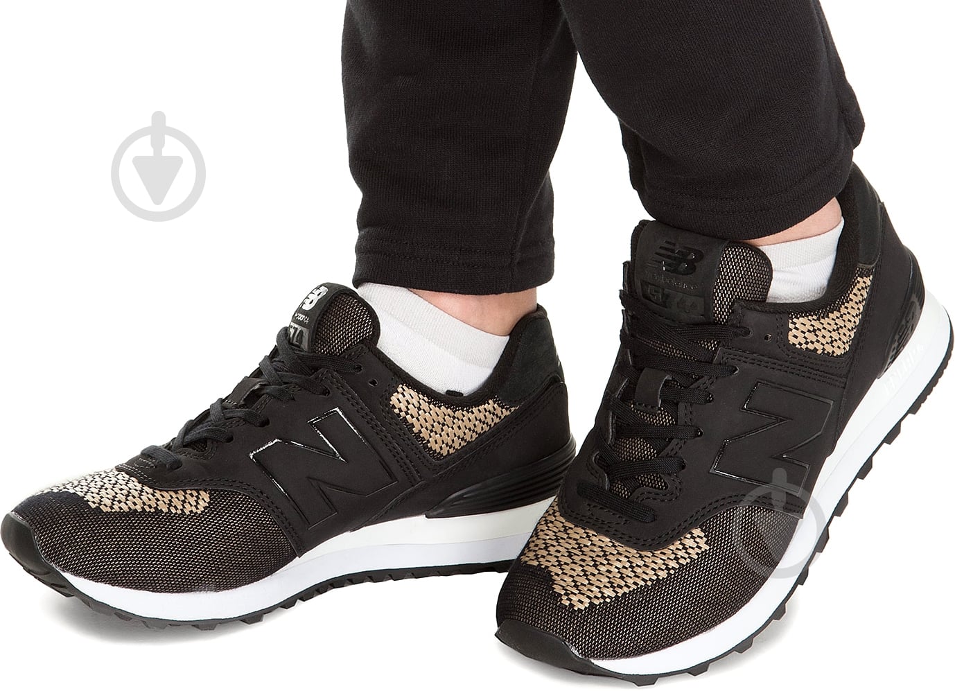 Кросівки New Balance WL574FAA р.6 чорний - фото 5 Кросівки New Balance WL574FAA р.6 чорний - фото 5