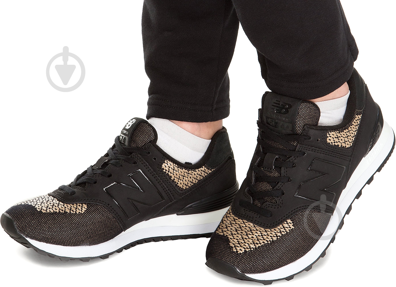 Кросівки New Balance WL574FAA р.7 чорний - фото 5 Кросівки New Balance WL574FAA р.7 чорний - фото 5
