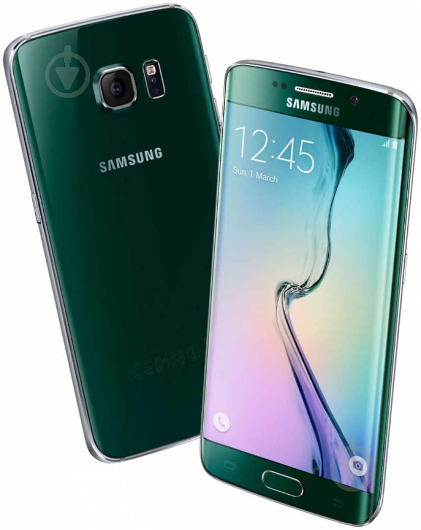 Смартфон Samsung Galaxy S6 Edge 3/128GB green (SM-G925FZGFSEK) - фото 3