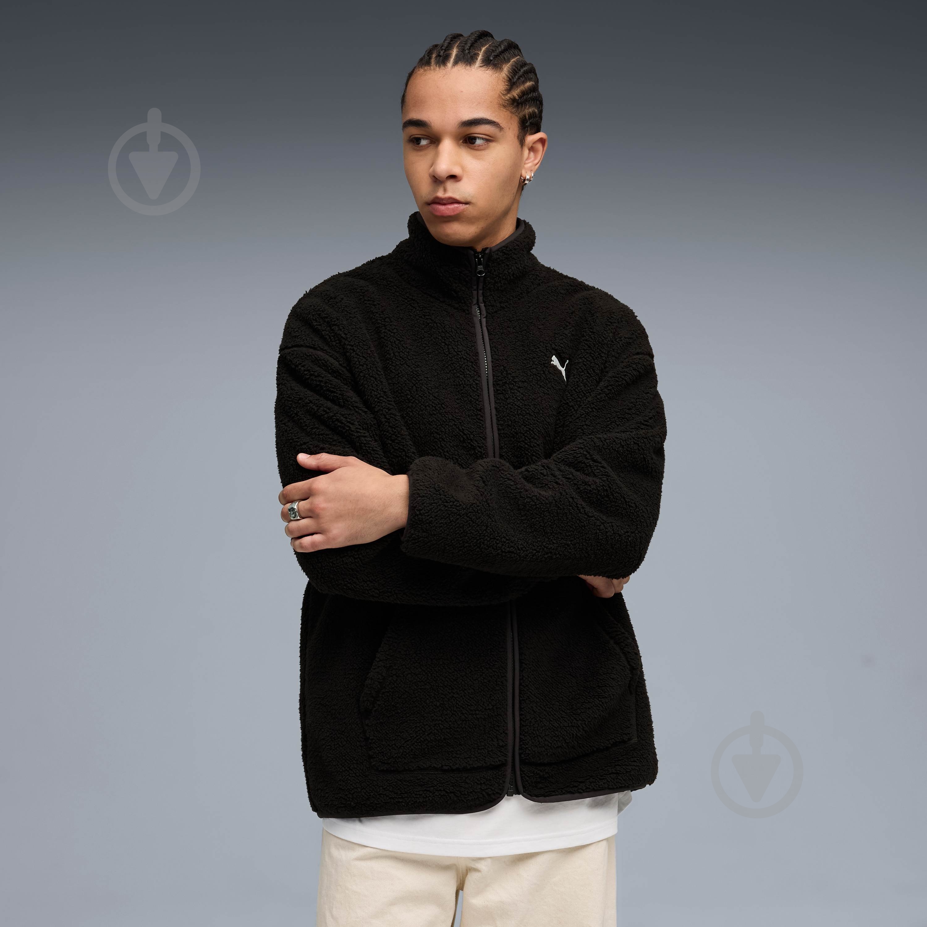 Куртка Puma ESS ELEVATED Relaxed Winterized Full-Zip Sherpa 68825901 р.2XL - фото 1