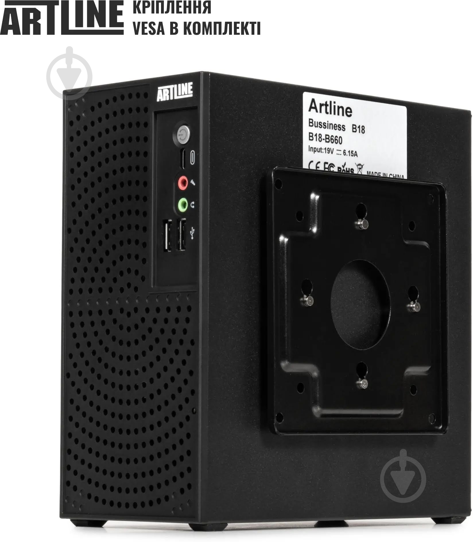 Неттоп Artline Business B18 (B18v02) black - фото 8