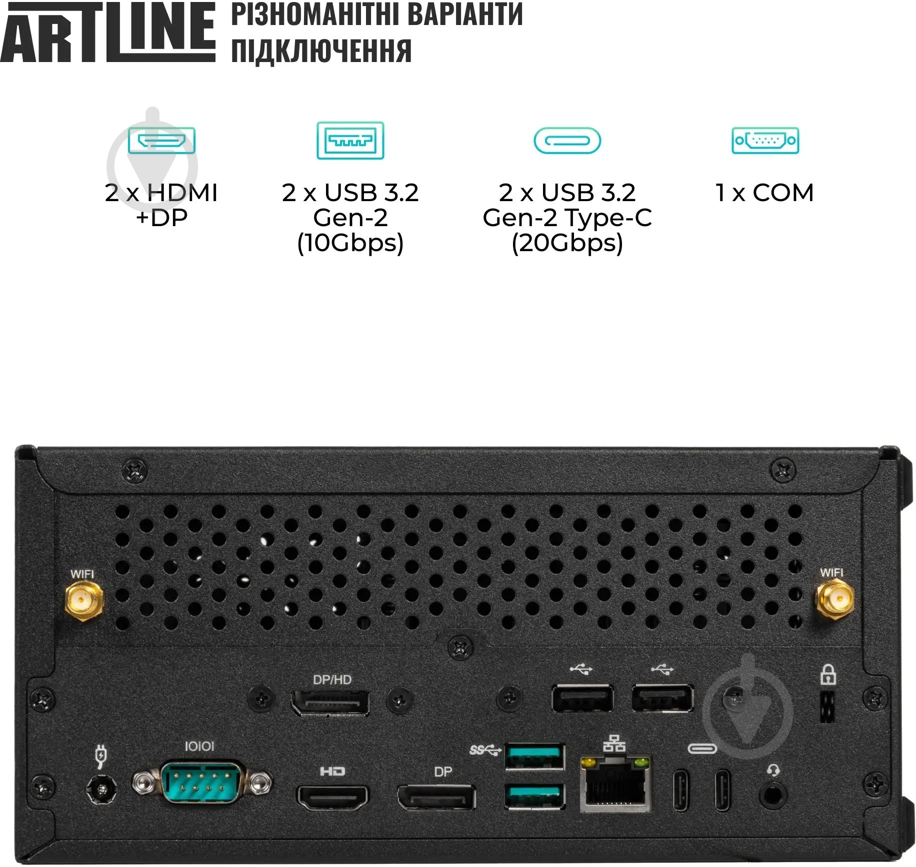 Неттоп Artline Business B18 Windows 11 Pro (B18v02Win) black - фото 8