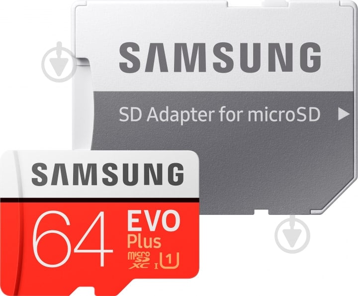 Карта пам'яті Samsung microSDXC 64 ГБ UHS Speed Class 1 (U1) (MB-MC64HA/RU) EVO Plus V2 - фото 4 Карта пам'яті Samsung microSDXC 64 ГБ UHS Speed Class 1 (U1) (MB-MC64HA/RU) EVO Plus V2 - фото 4