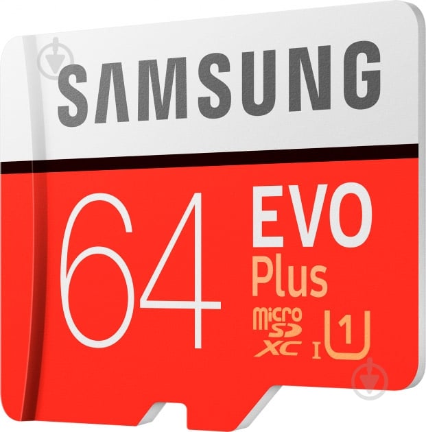 Карта пам'яті Samsung microSDXC 64 ГБ UHS Speed Class 1 (U1) (MB-MC64HA/RU) EVO Plus V2 - фото 3 Карта пам'яті Samsung microSDXC 64 ГБ UHS Speed Class 1 (U1) (MB-MC64HA/RU) EVO Plus V2 - фото 3