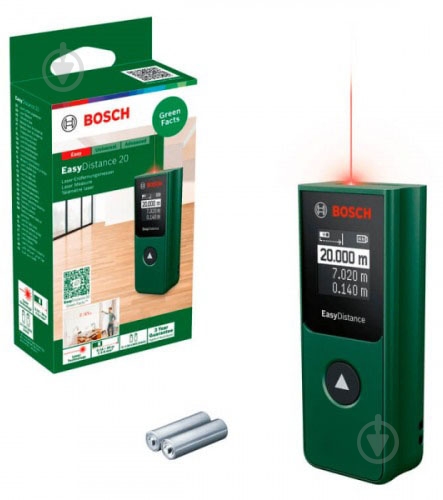 Дальномер лазерный Bosch EasyDistance 20 0603672A00 - фото 1