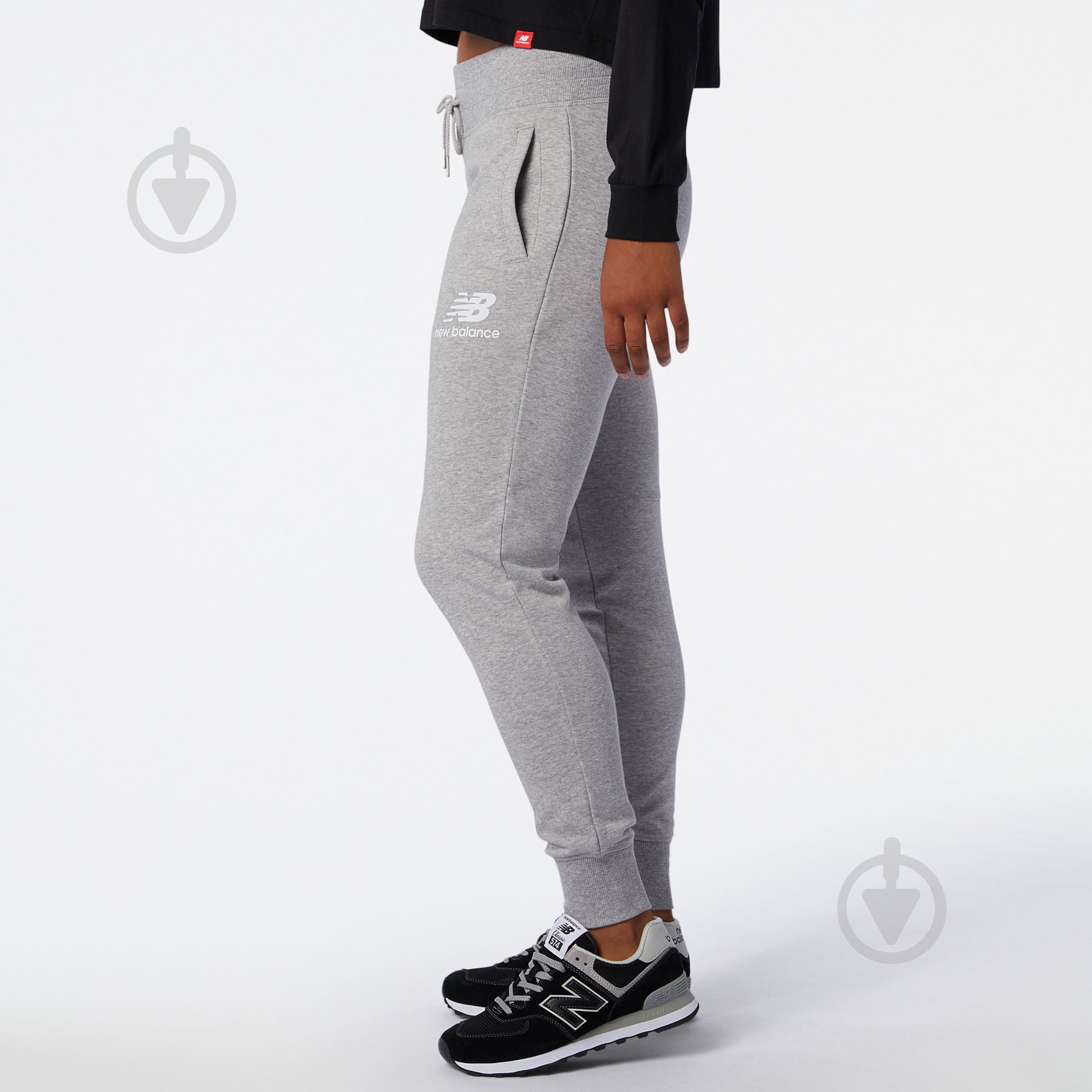 Штани New Balance ESSENTIALS FT WP03530AG р. XL сірий - фото 2