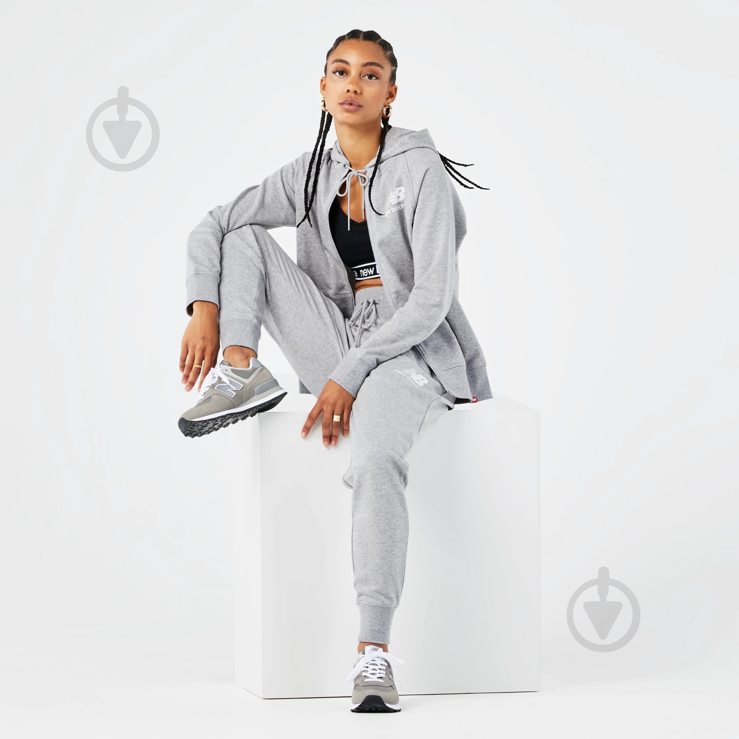 Штани New Balance ESSENTIALS FT WP03530AG р. XL сірий - фото 5