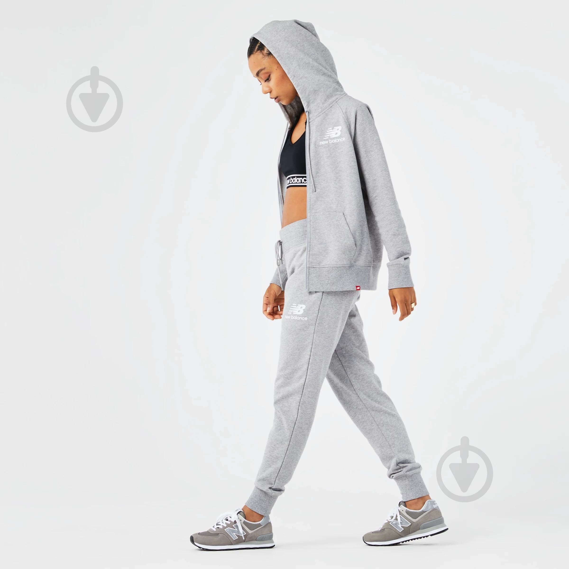 Штани New Balance ESSENTIALS FT WP03530AG р. XL сірий - фото 6