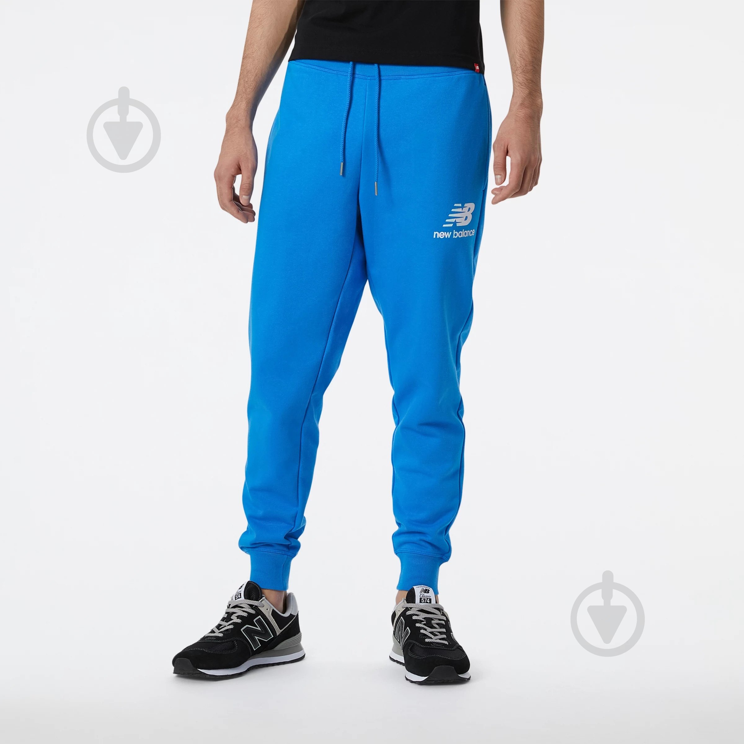 Брюки New Balance MP03558SBU р. S голубой - фото 1