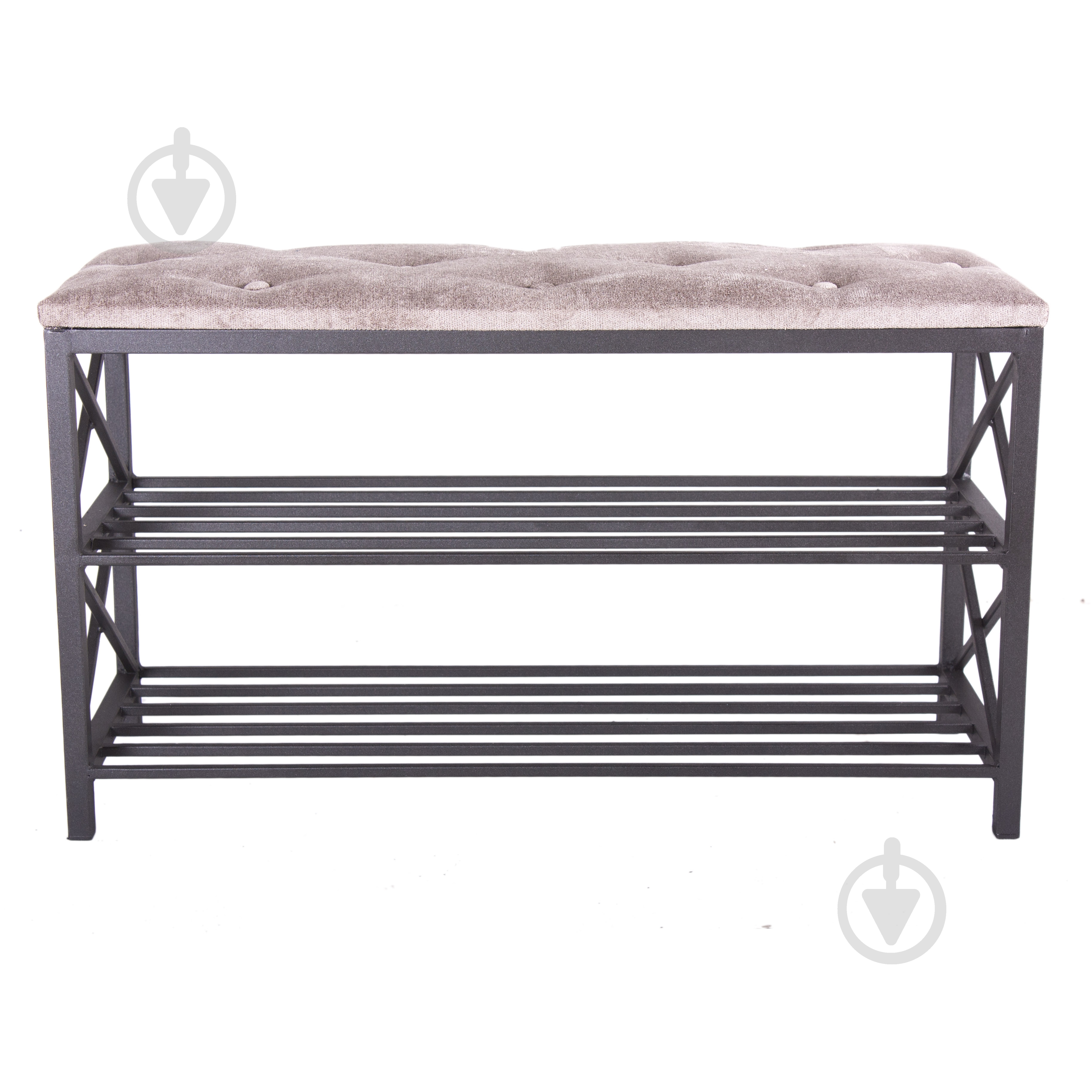 УЦЕНКА! Подставка для обуви Металл Арт Мюнхен серый (УЦ №181) - фото 1