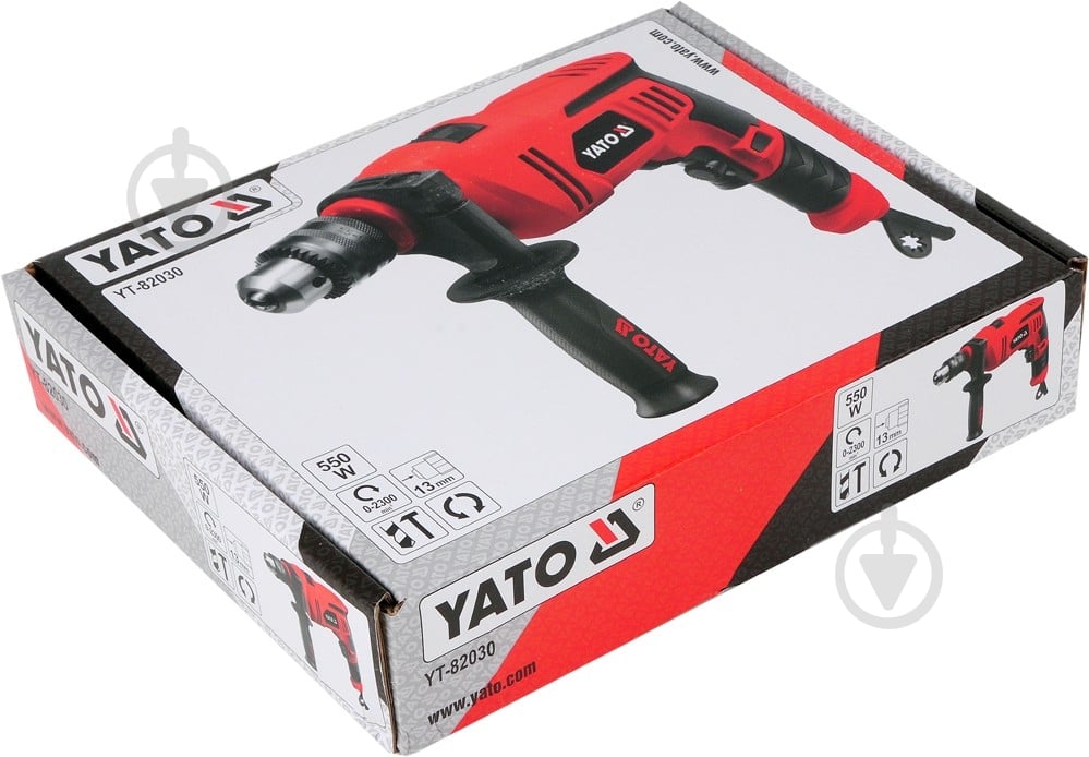 Дриль ударний YATO мережевий 550 Вт YT-82030 - фото 3 Дриль ударний YATO мережевий 550 Вт YT-82030 - фото 3