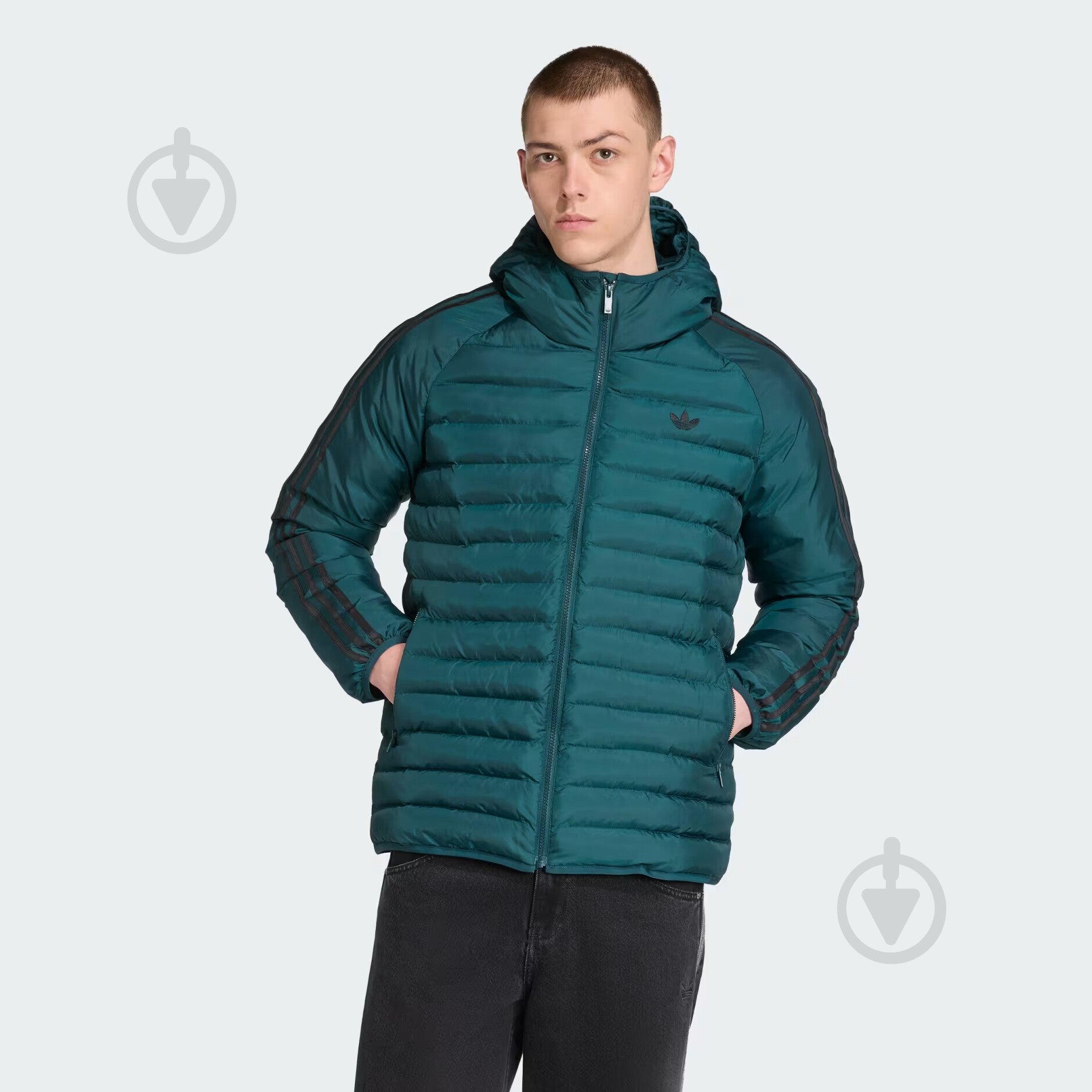 Куртка Adidas PAD HOODED JKT JX4116 р.L - фото 1