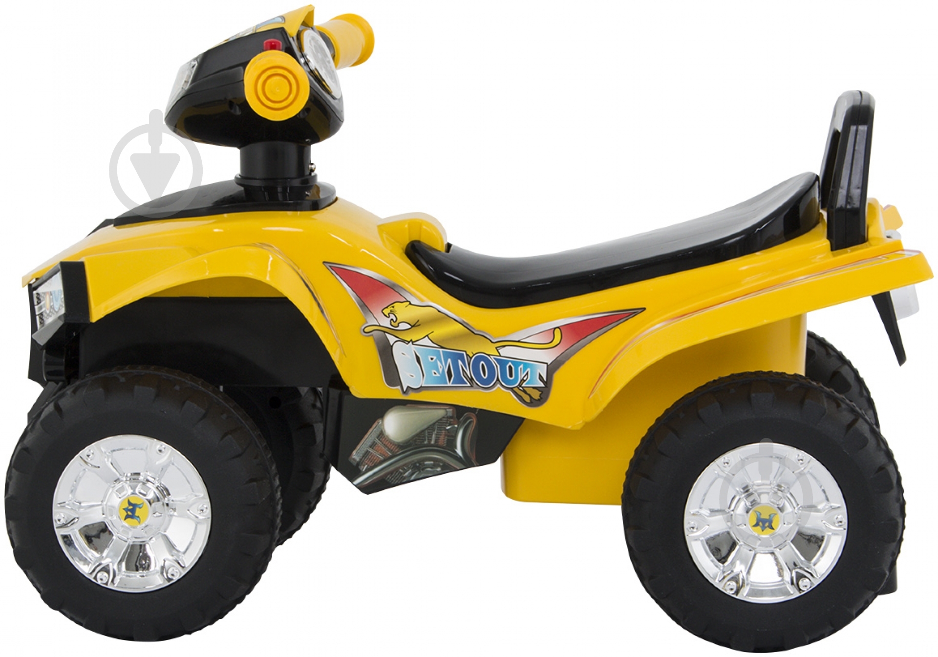 Каталка Smart Trike квадроцикл жовтий 551 - фото 3