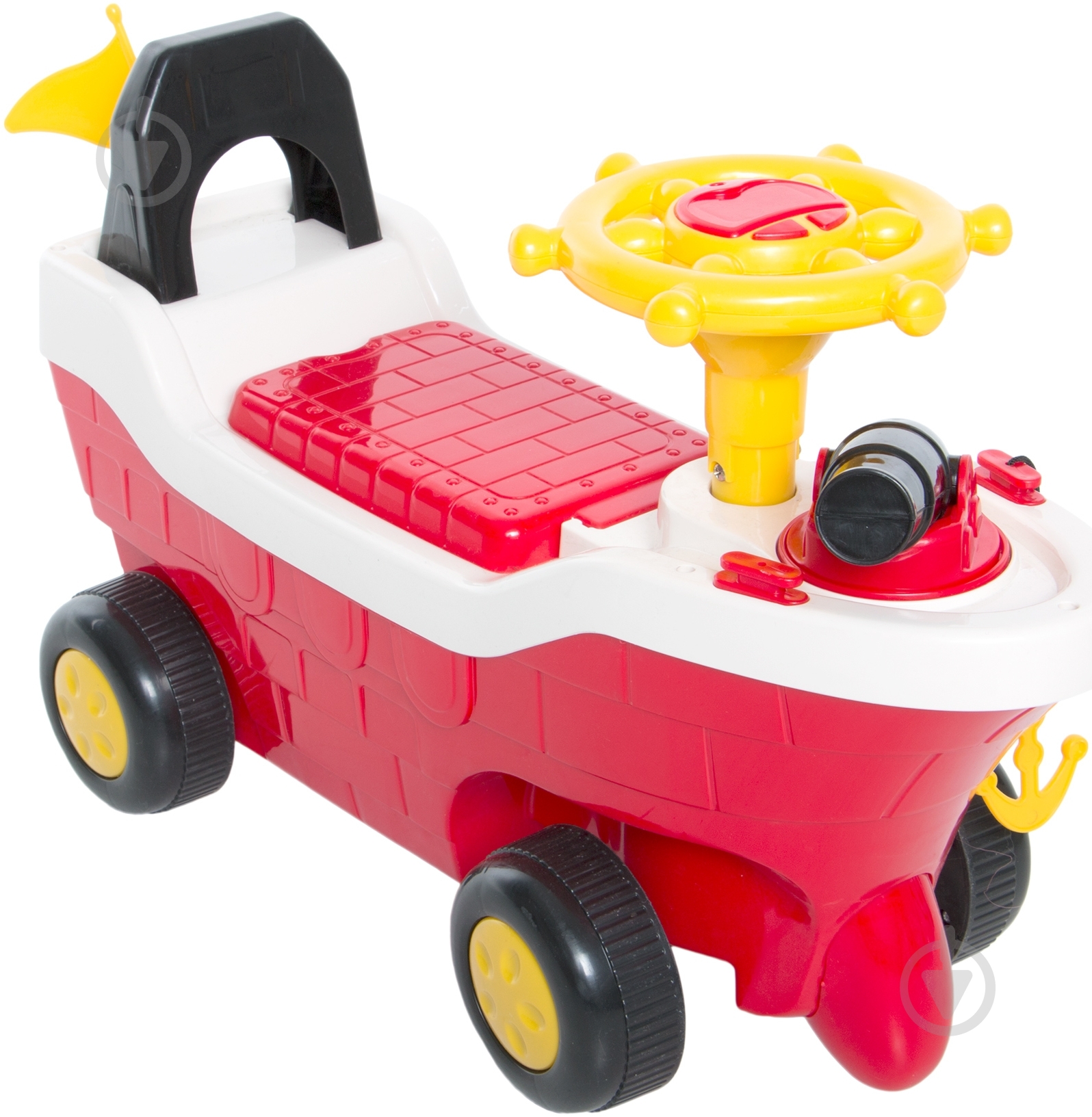 Каталка Ningbo Prince Toys Корабль красный 606 - фото 1 Каталка Ningbo Prince Toys Корабль красный 606 - фото 1