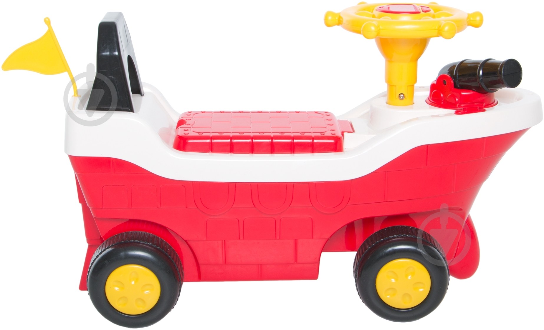Каталка Ningbo Prince Toys Корабль красный 606 - фото 3 Каталка Ningbo Prince Toys Корабль красный 606 - фото 3