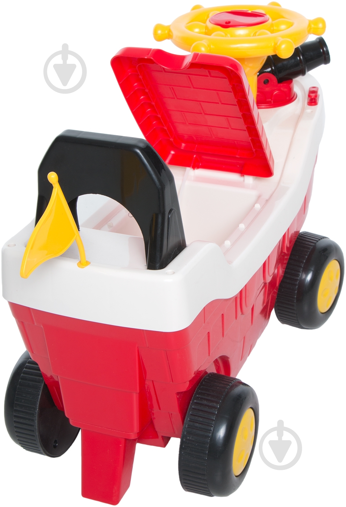 Каталка Ningbo Prince Toys Корабль красный 606 - фото 4 Каталка Ningbo Prince Toys Корабль красный 606 - фото 4