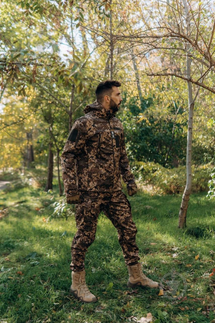 Брюки тактические LOGOS-Tac из Soft Shell р. S пиксель (04-10-00-0010) - фото 5
