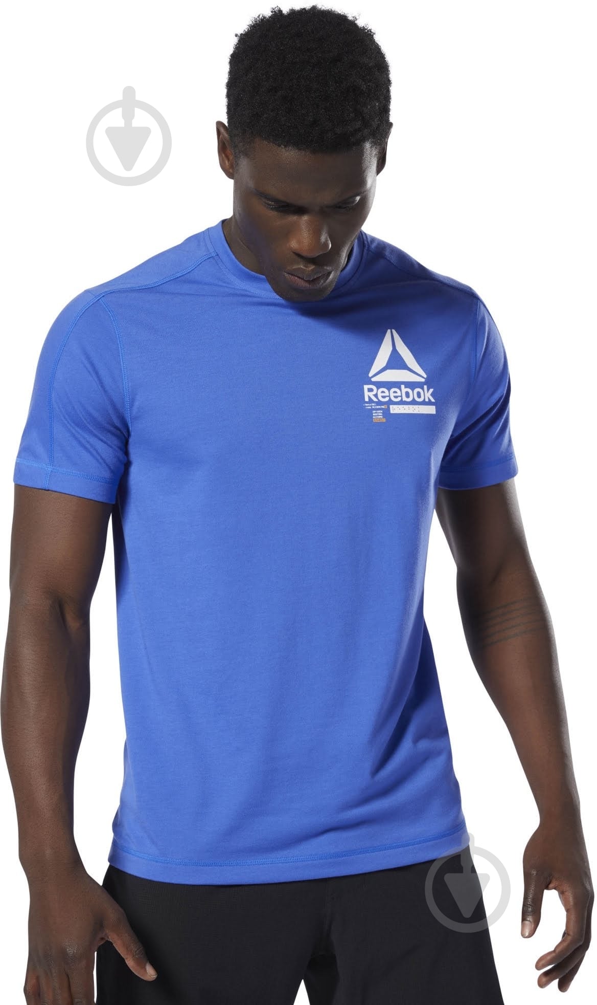 Футболка Reebok Training Speedwick Move DU3970 р.S синий - фото 3