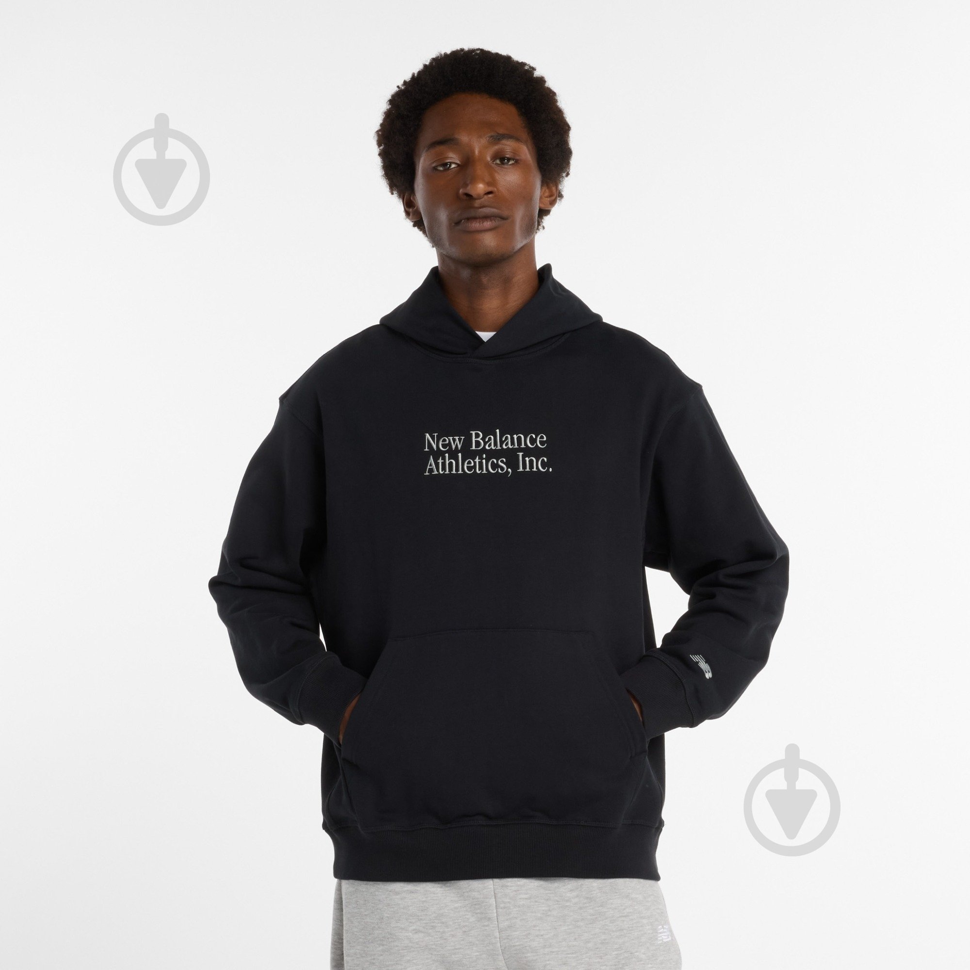 Худи New Balance MT53925BK р.2XL черный - фото 1 Худи New Balance MT53925BK р.2XL черный - фото 1