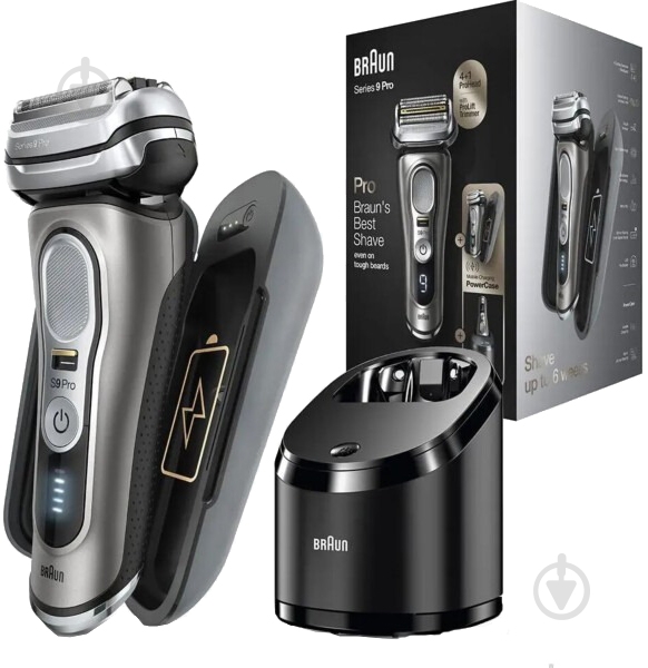 Бритва Braun Series 9 Pro Series 9 Pro 9475cc Wet&Dry - фото 3 Бритва Braun Series 9 Pro Series 9 Pro 9475cc Wet&Dry - фото 3
