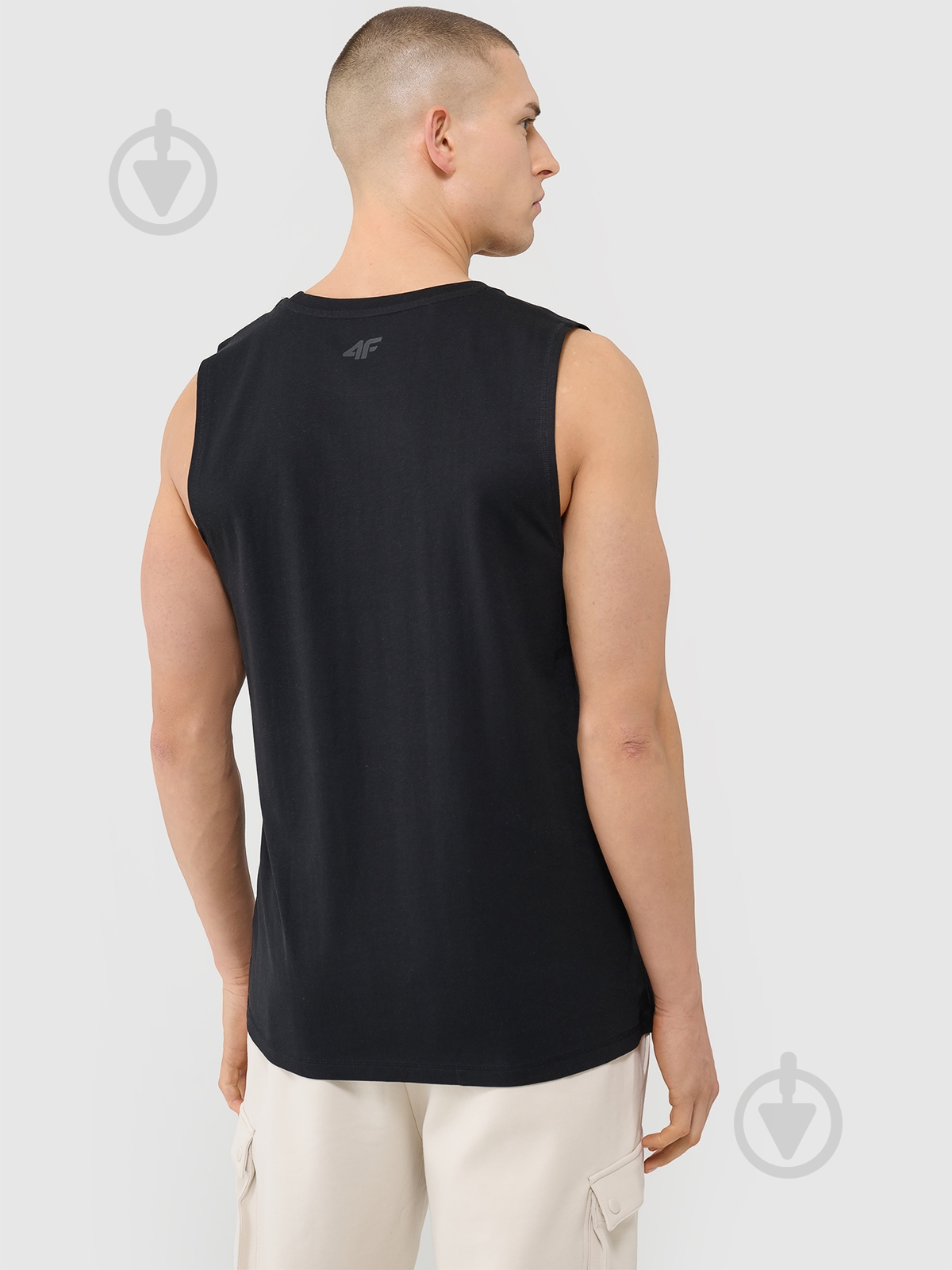 Майка 4F SLEEVELESS M128 р.L черный - фото 4